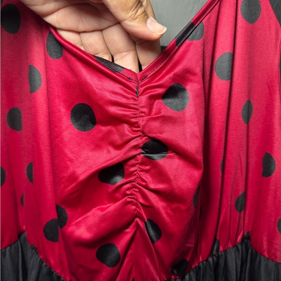 NWT Torrid Ladybug Mini Cute Red Black Costume Dress Size 3 22/24 3X - Picture 6 of 8